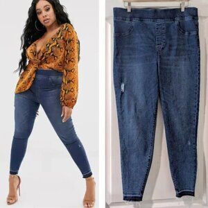 SPANX | Distressed Denim Leggings
